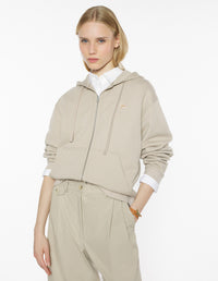 Baby Fox Zipped Hoodie - Pure Cashmere