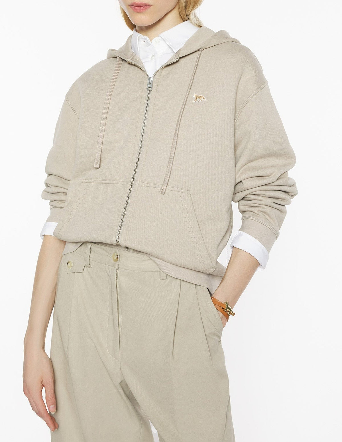 Sweatshirt zippé Baby Fox - Pure Cashmere