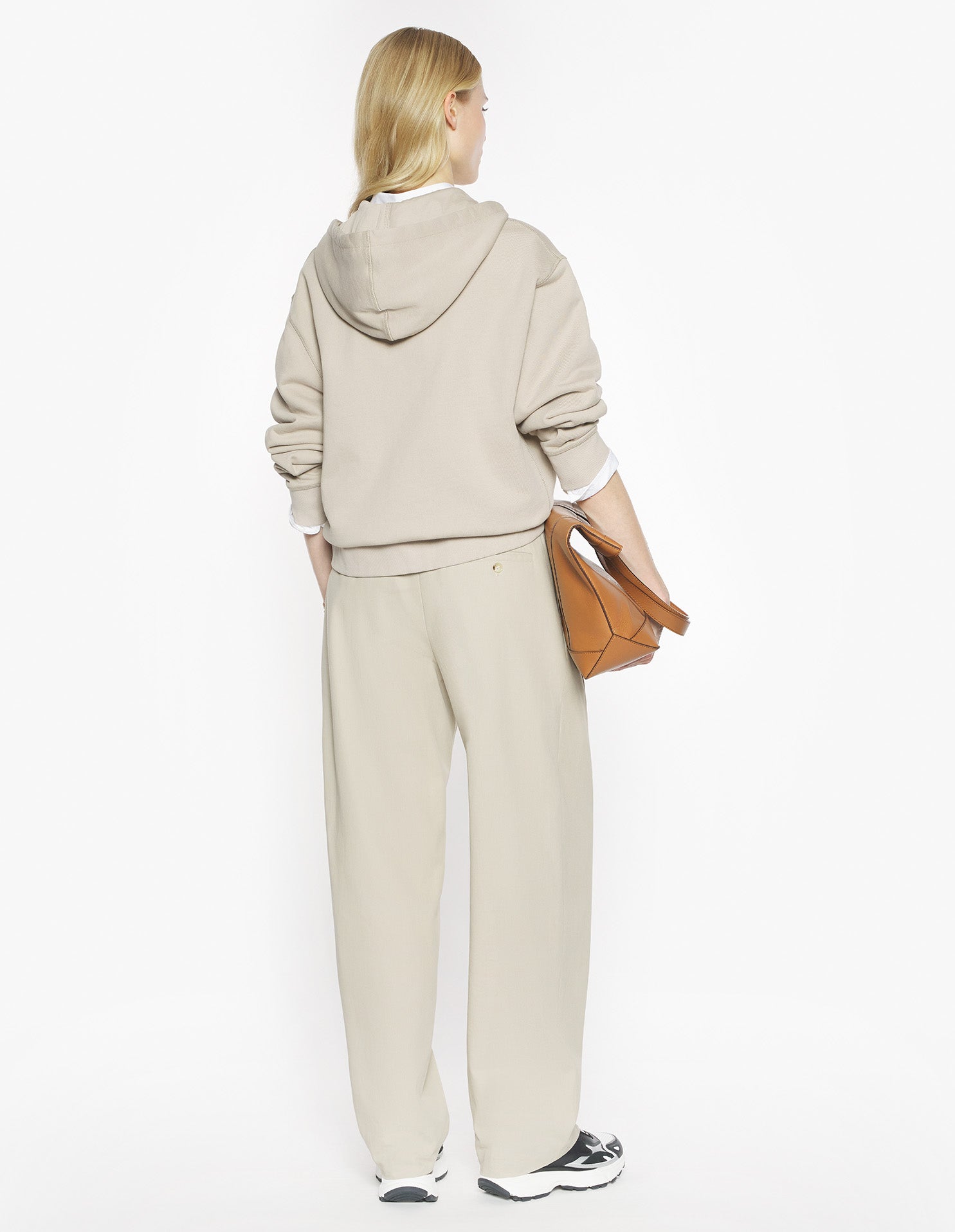Baby Fox Zipped Hoodie - Pure Cashmere