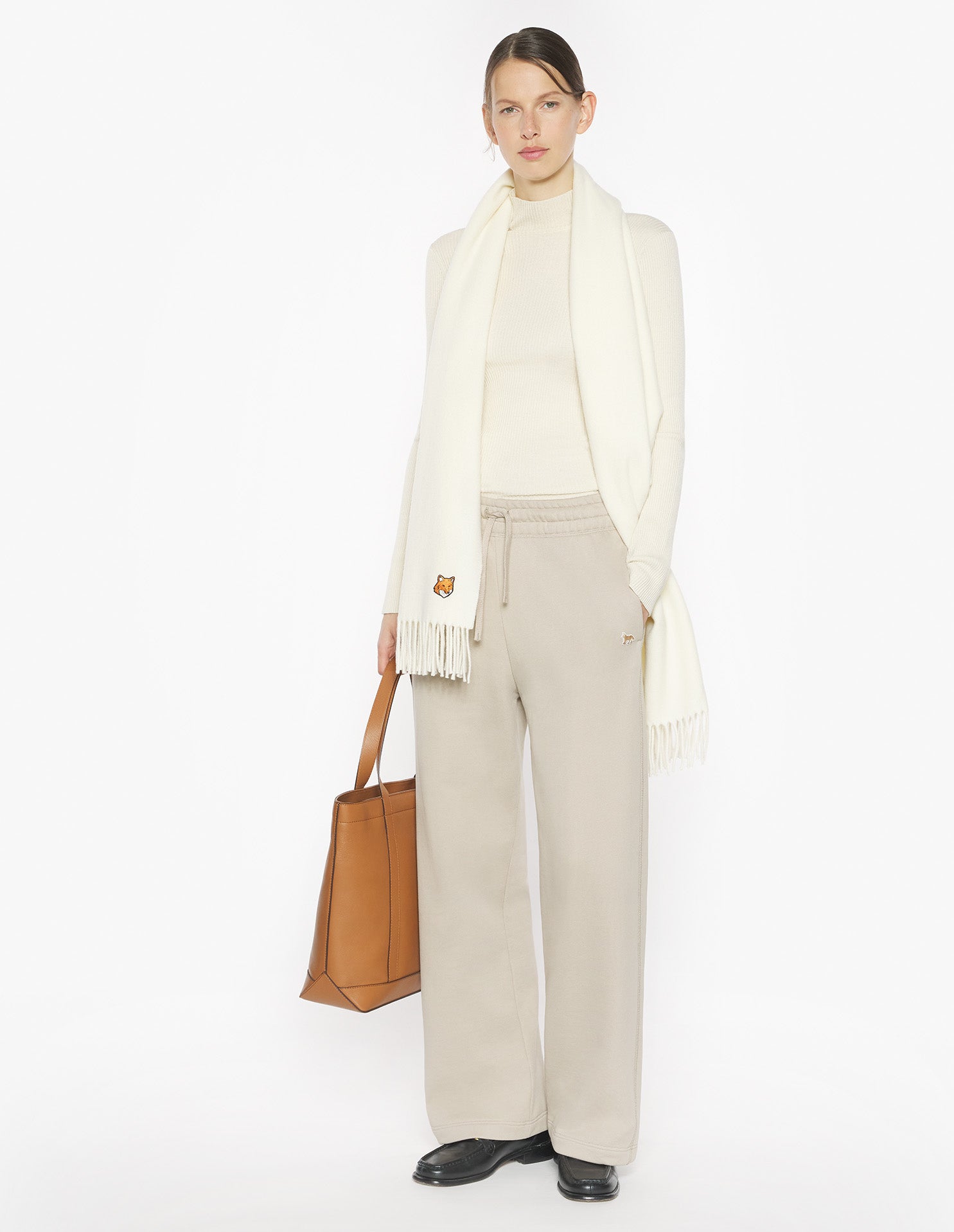Baby Fox Relaxed Jog Pants - Pure Cashmere