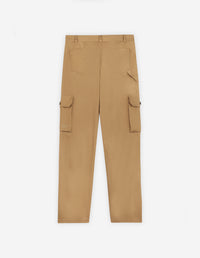 Pantalon cargo avec broderie - Chino Beige