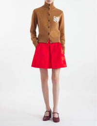 Jupe courte plissée - Wild Strawberry