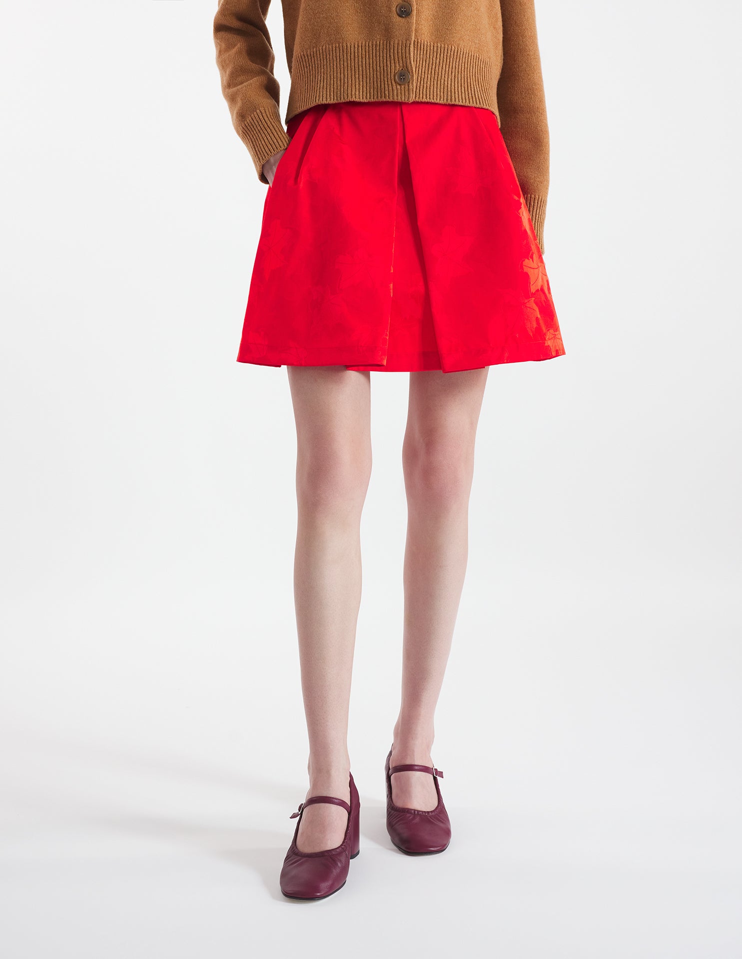 Jupe courte plissée - Wild Strawberry