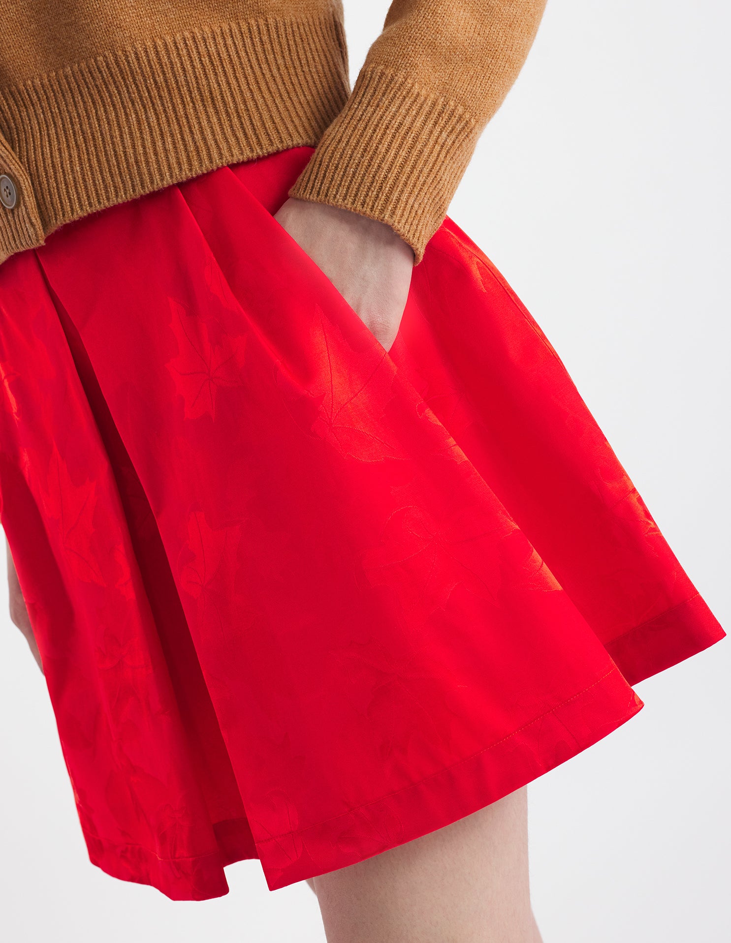 Jupe courte plissée - Wild Strawberry