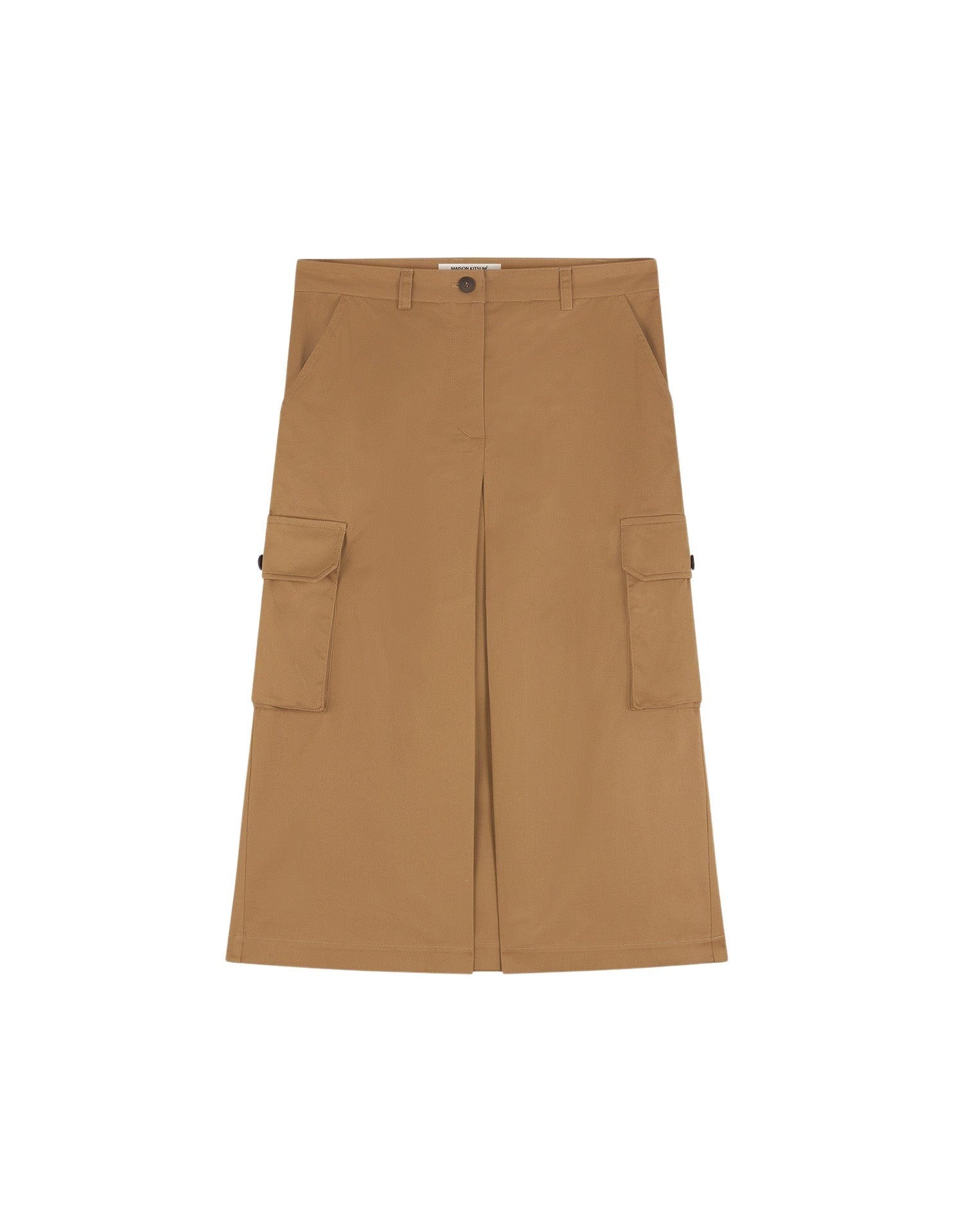 Jupe midi cargo - Chino Beige