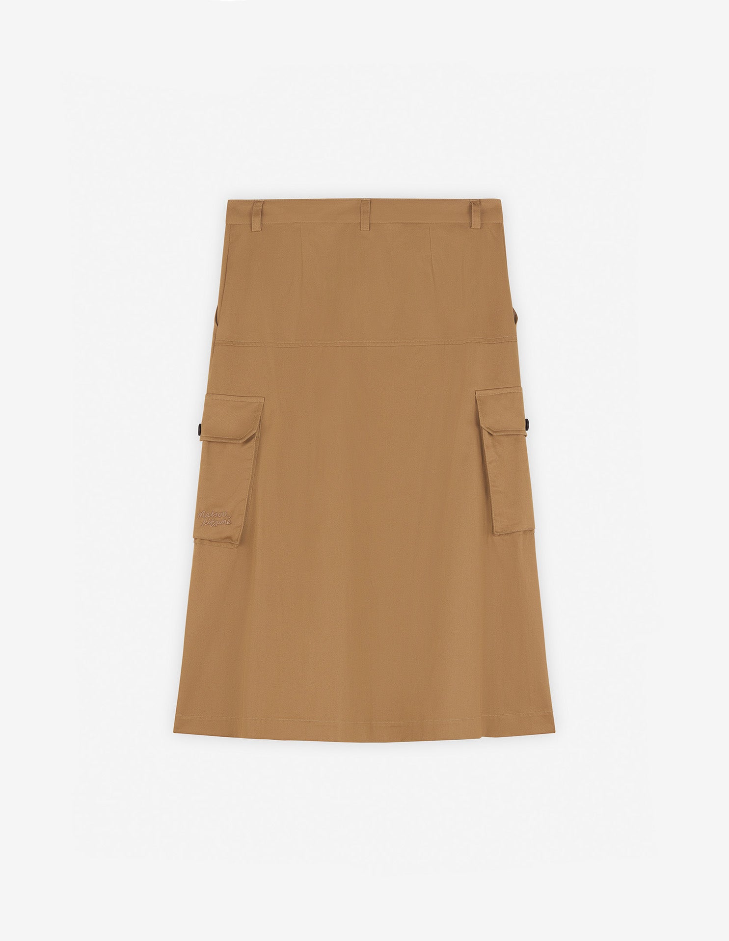 Jupe midi cargo - Chino Beige