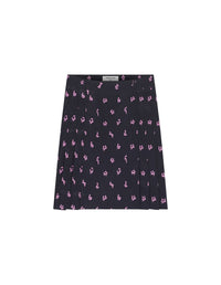 Short pleated skirt - Black