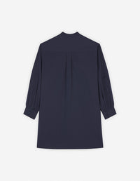 Robe chemise avec broderies anglaises - Navy