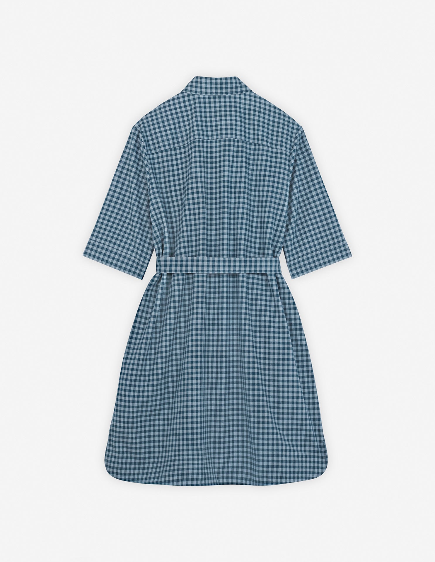 Robe chemise à double poche - Lake Blue & Placid