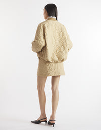 Quilted jacket - Chino Beige