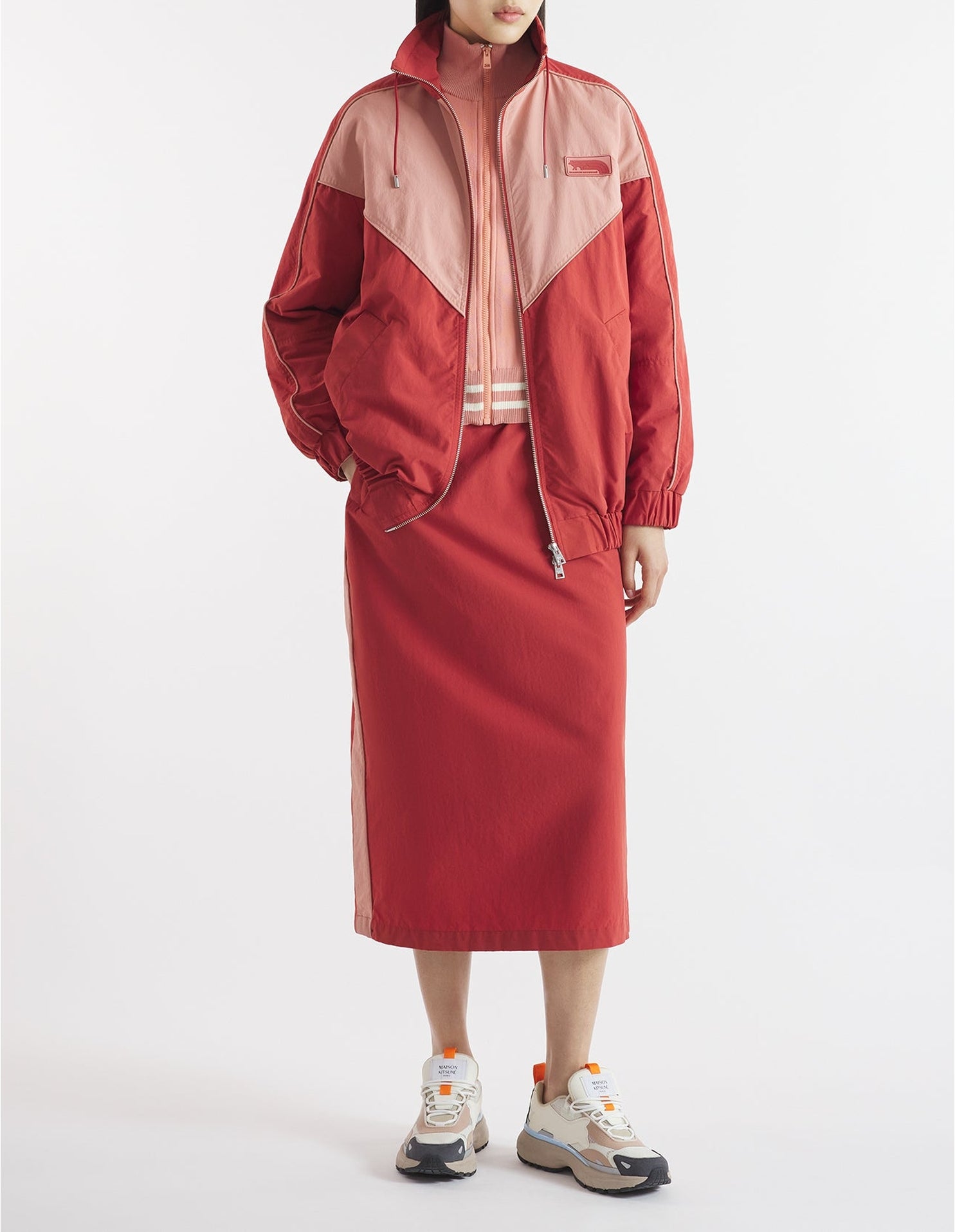 Oversized jacket with Flash Fox patch - Sierra & Acer Leaf