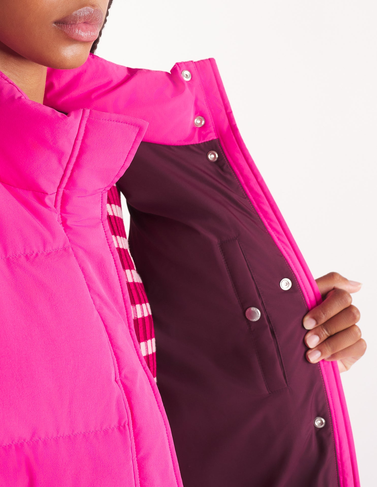 Long sleeveless down jacket - Gumball