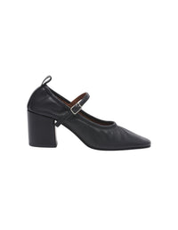 Escarpin en cuir - Black