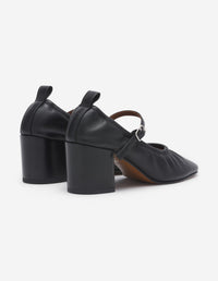 Escarpin en cuir - Black