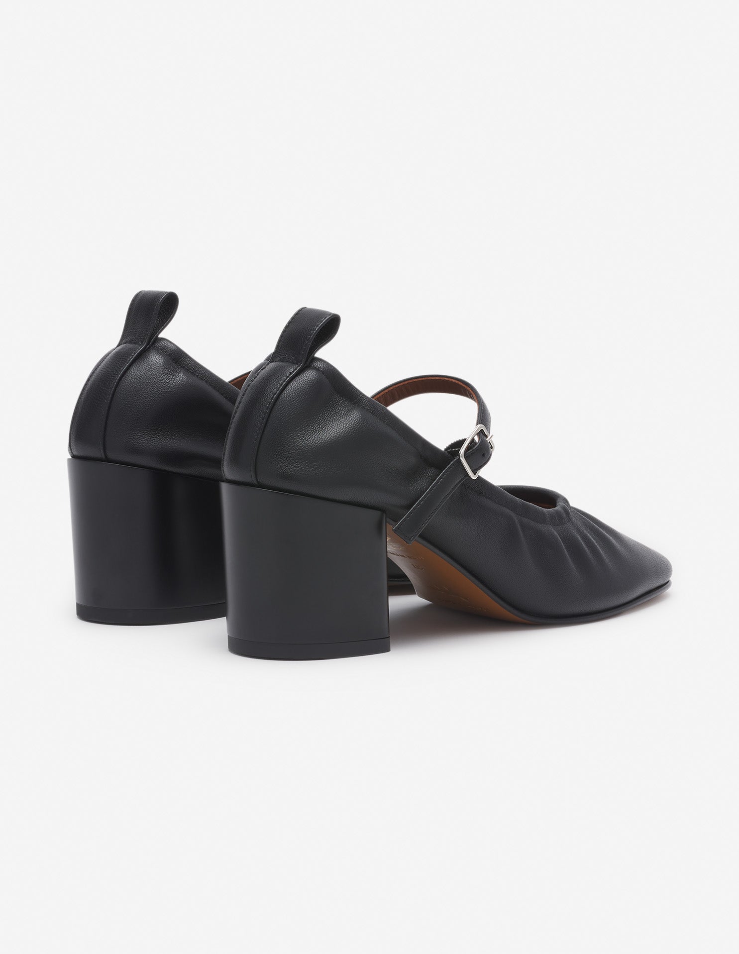 Escarpin en cuir - Black