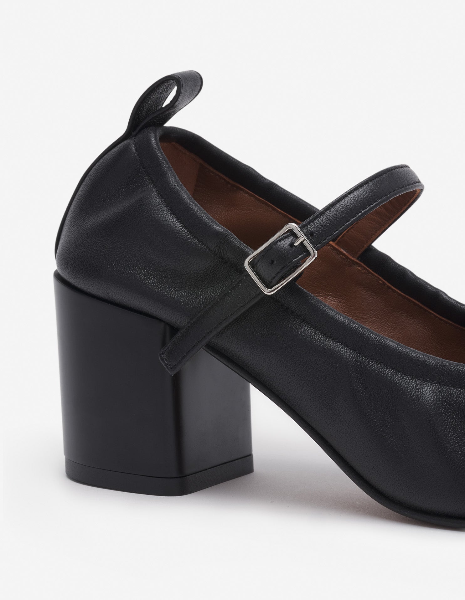 Escarpin en cuir - Black