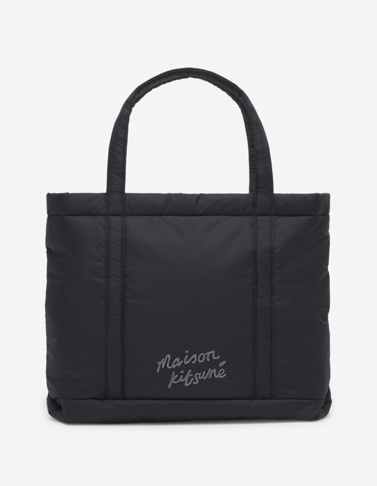 Sac cabas moyen puffer Fox head - Black