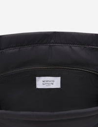 Sac cabas moyen puffer Fox head - Black