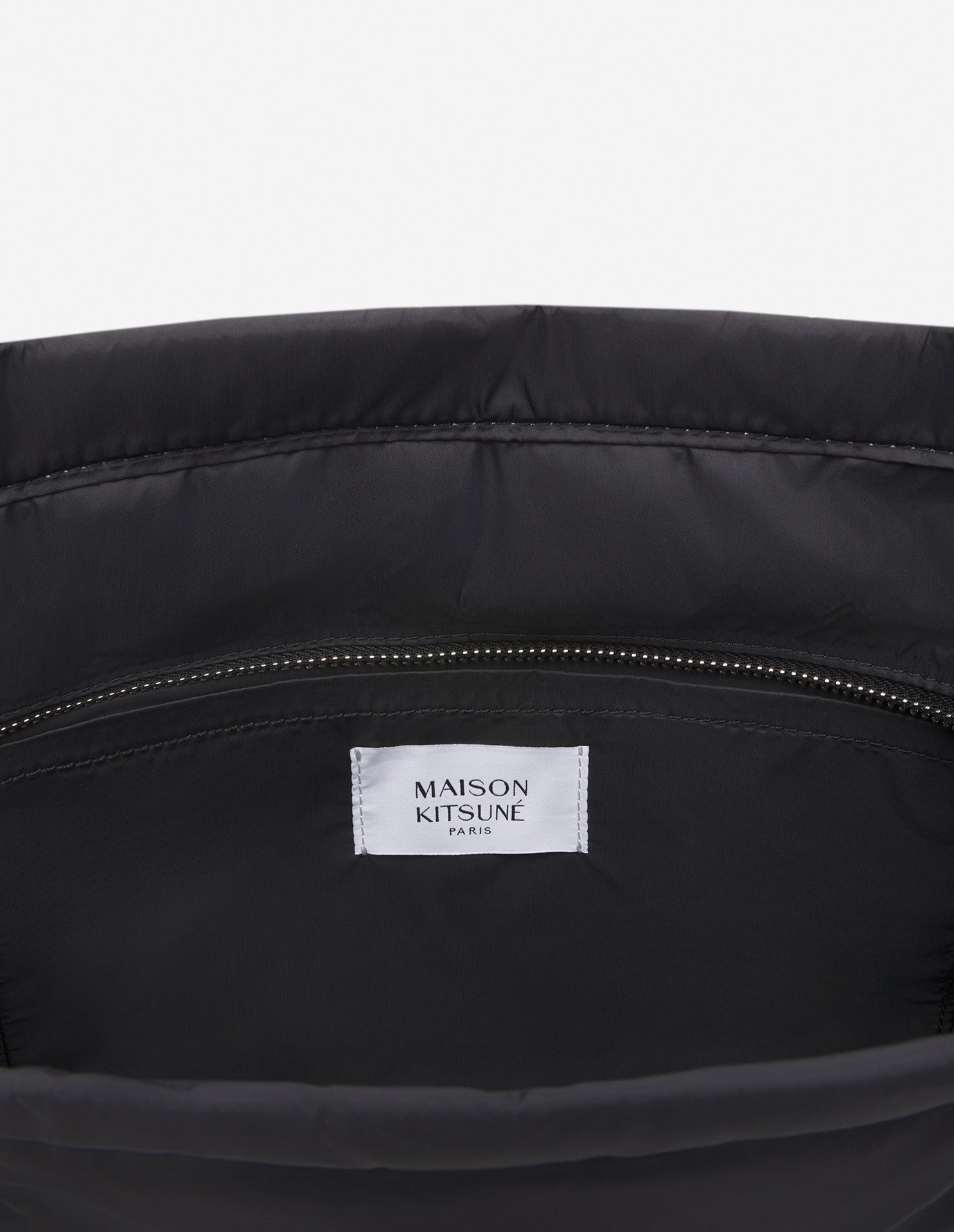 Sac cabas moyen puffer Fox head - Black