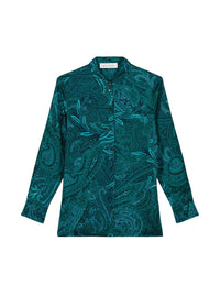Chemise à motif jacquard - Vert