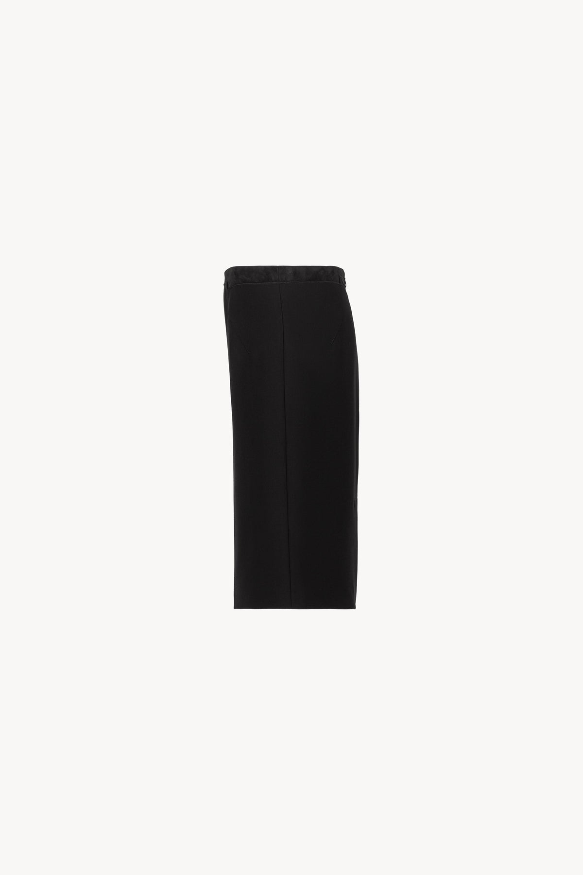 Jupe fourreau deco gros grain - Noir