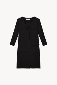 Robe droite militaire legereme - Noir