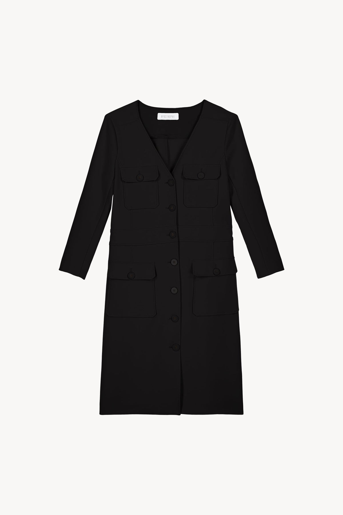 Robe droite militaire legereme - Noir