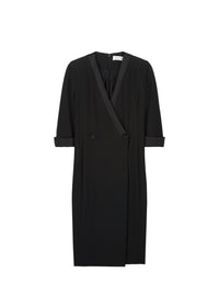 Robe coupe portefeuille - Noir