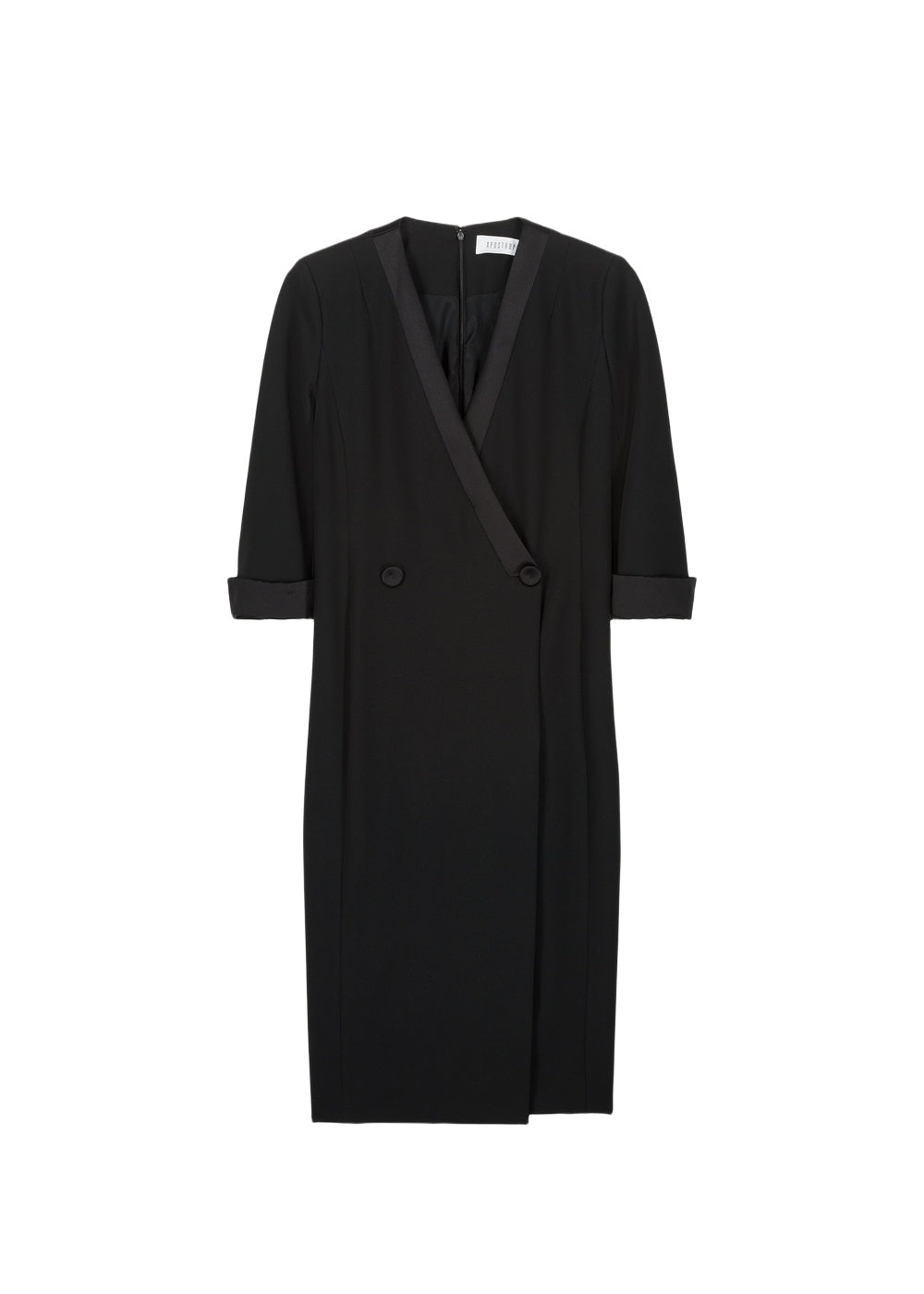 Robe coupe portefeuille - Noir