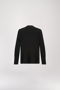 Veste 1 bts col tailleur point - Noir
