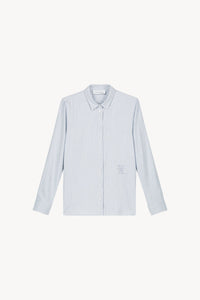 Chemise homme cintree logo - Bleu Pale