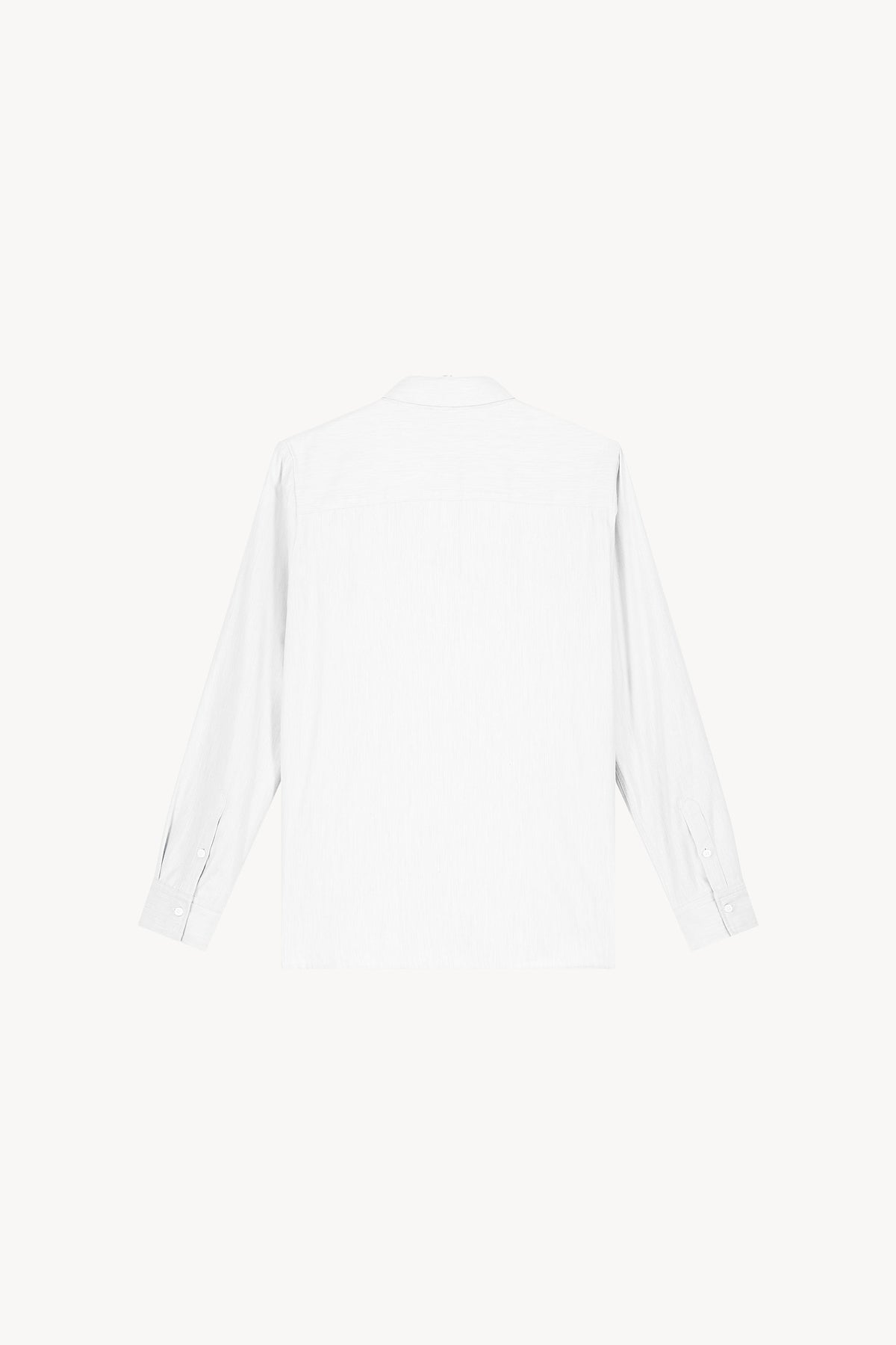 Chemise homme cintree logo - Blanc Optique