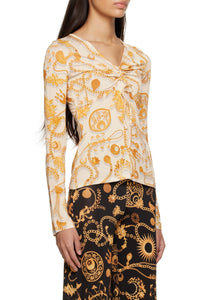 PRIX MARQUE : 85€_Ornament Jewelry Black Blouse - Ornament Jewelry Black