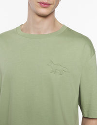 T-shirt oversize embossé - Turf Green