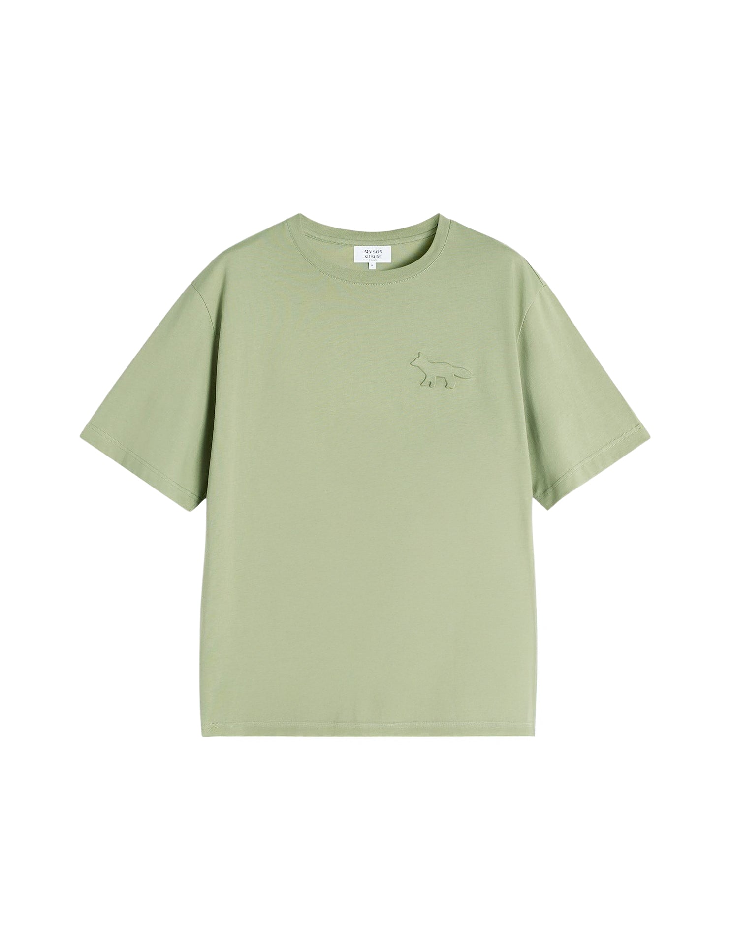 Oversized embossed T-shirt - Turf Green