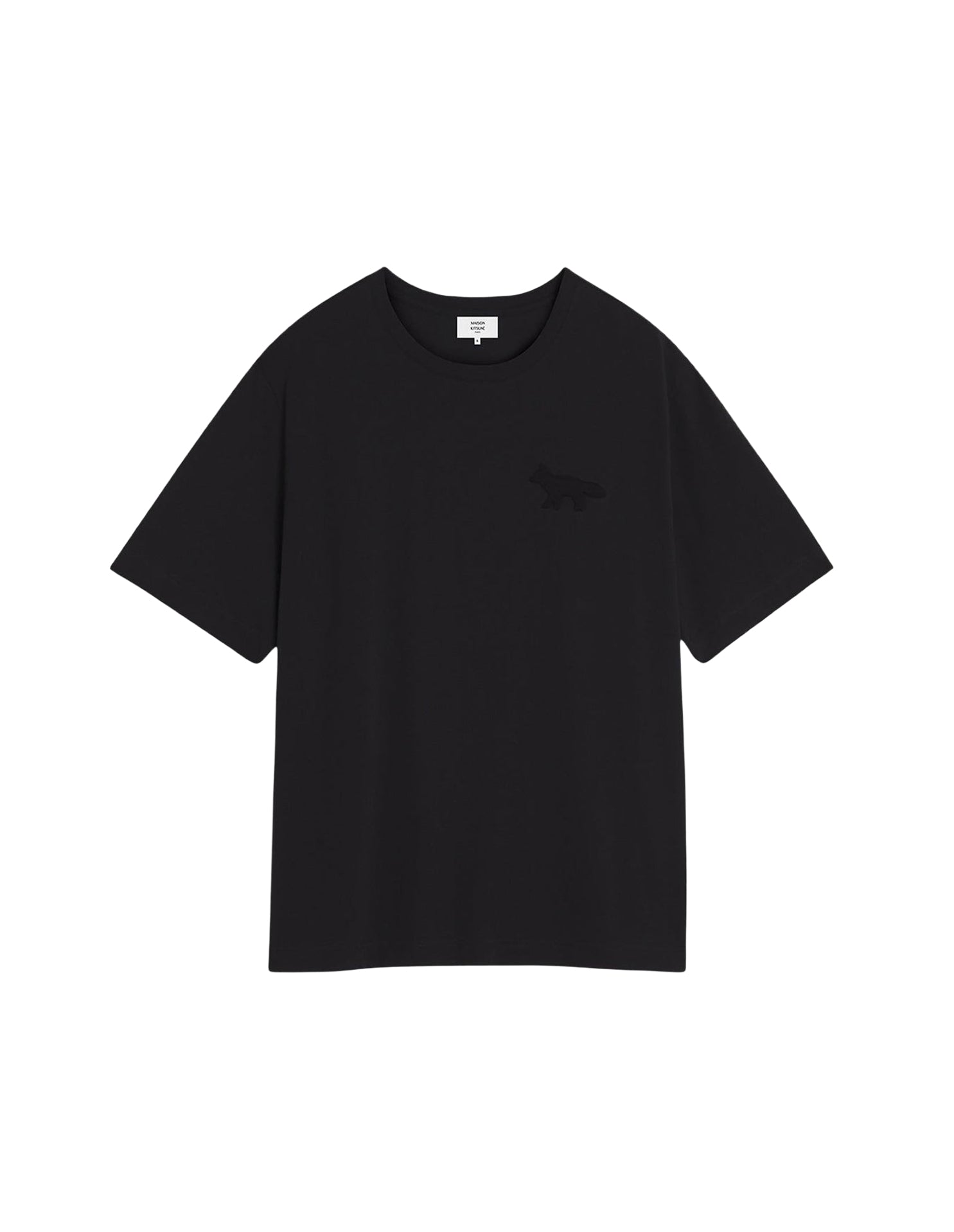Oversized embossed T-shirt - Black