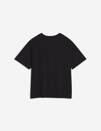 Oversized embossed T-shirt - Black