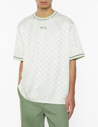 Fox oversize jacquard T-shirt - Celadon