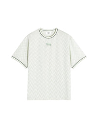 Fox oversize jacquard T-shirt - Celadon