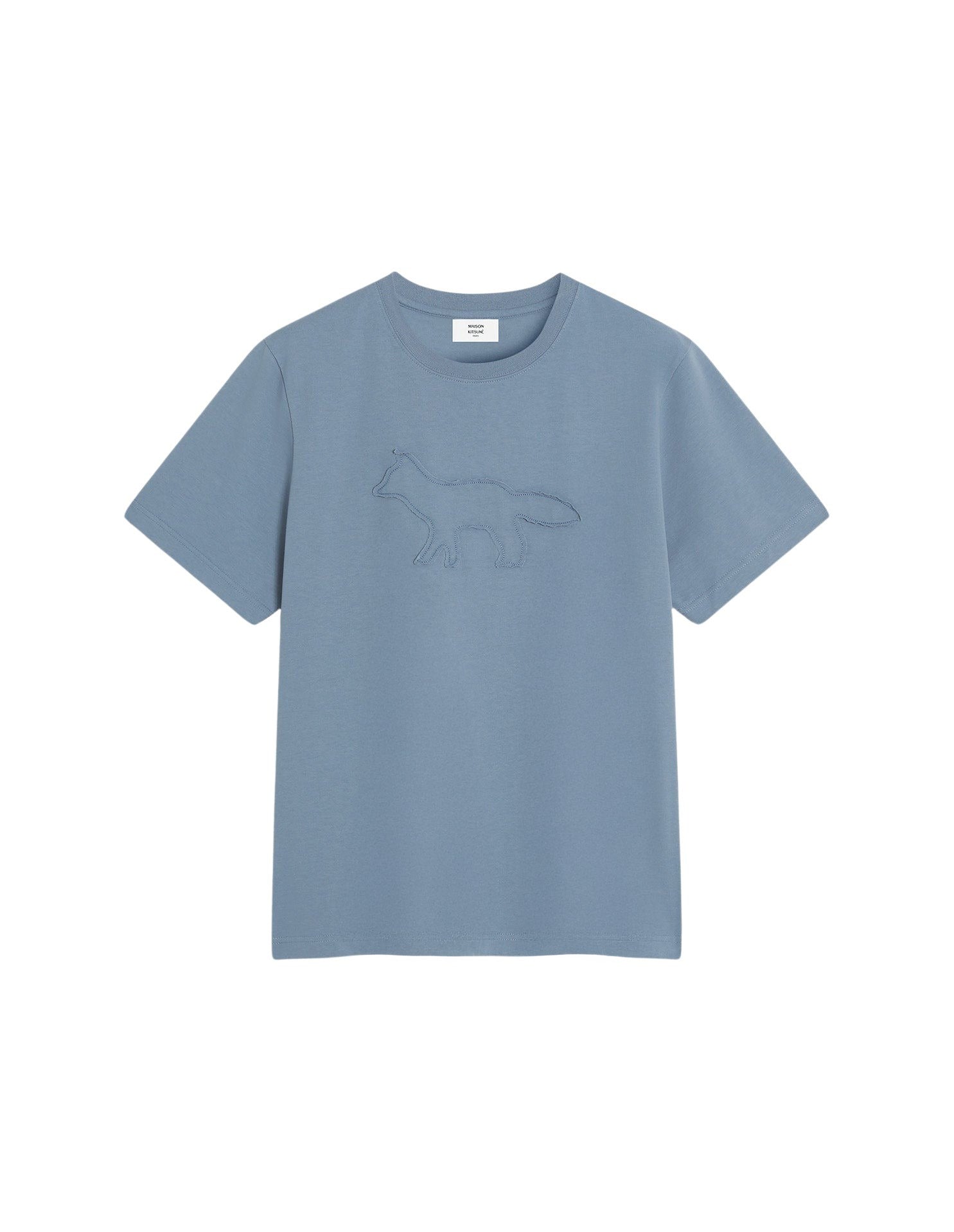 T-shirt with badge - Zinc Grey