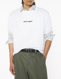 T-shirt oversize avec broderie - White