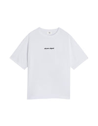 Oversized T-shirt with embroidery - White