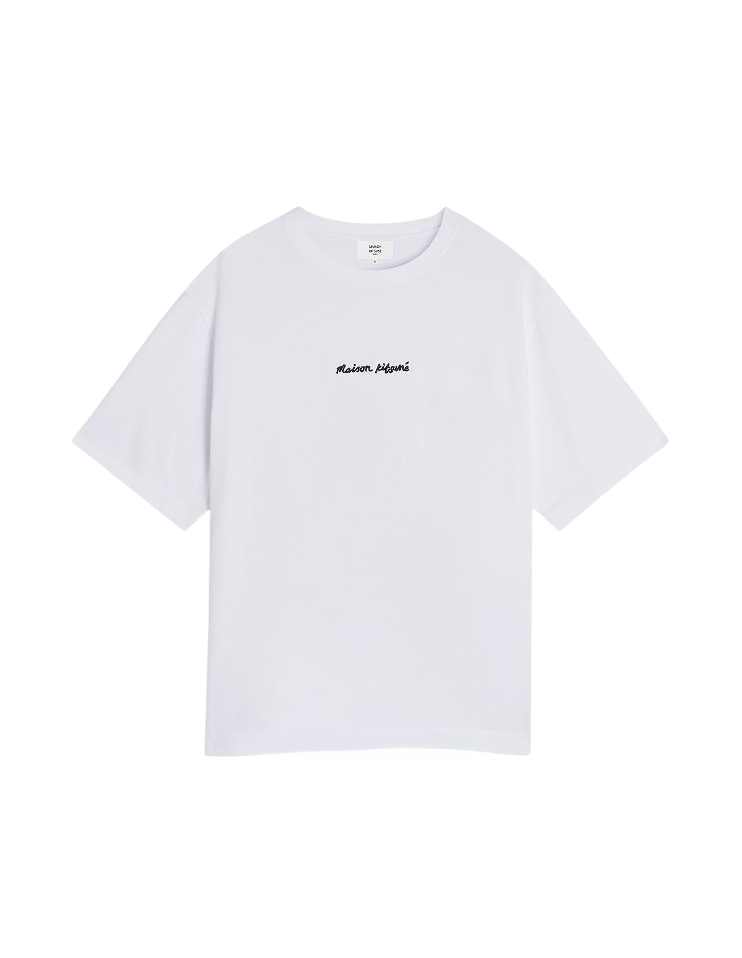 Oversized T-shirt with embroidery - White