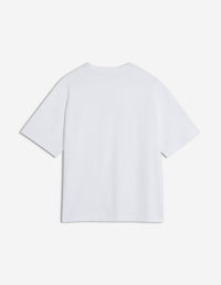 Oversized T-shirt with embroidery - White
