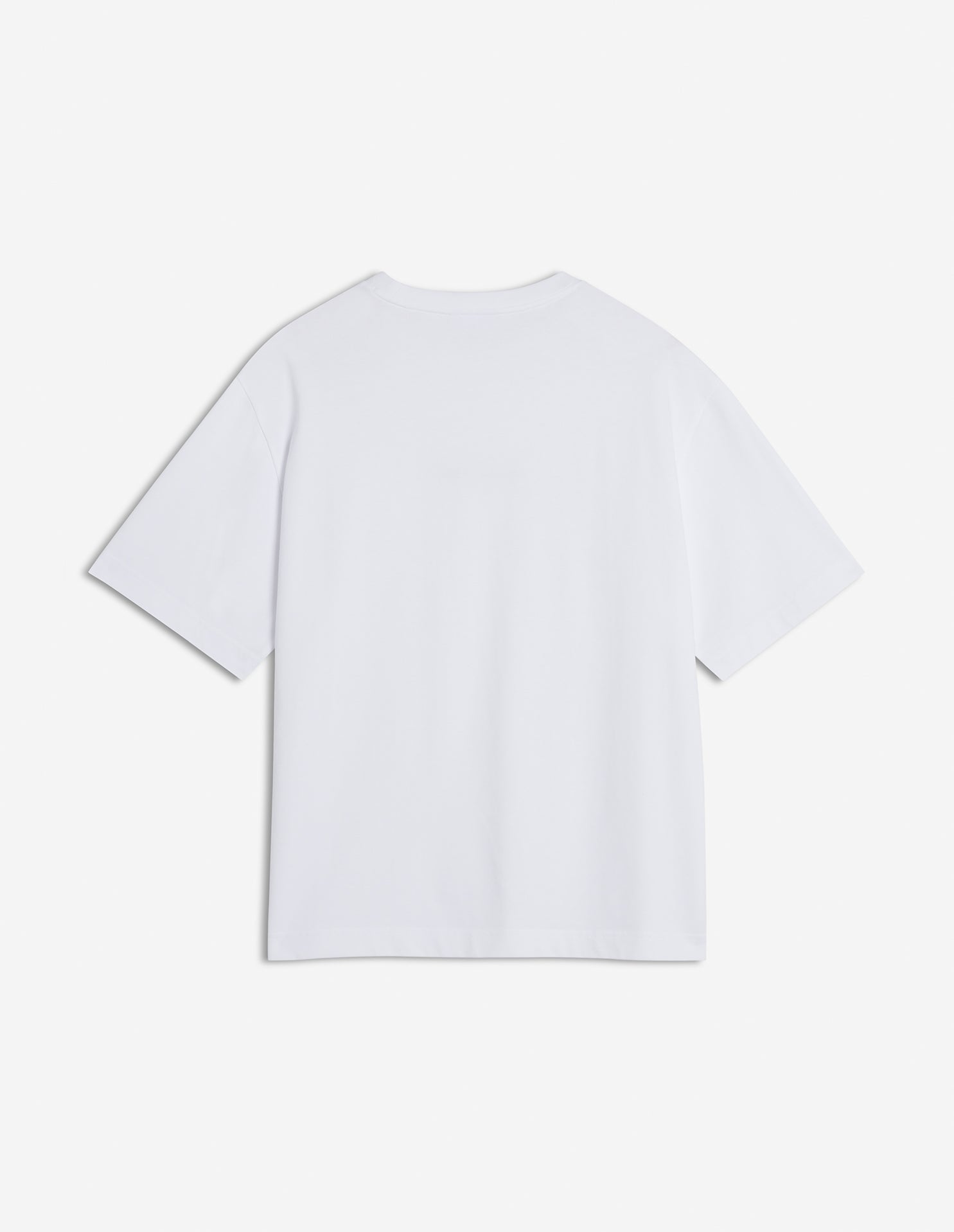 Oversized T-shirt with embroidery - White