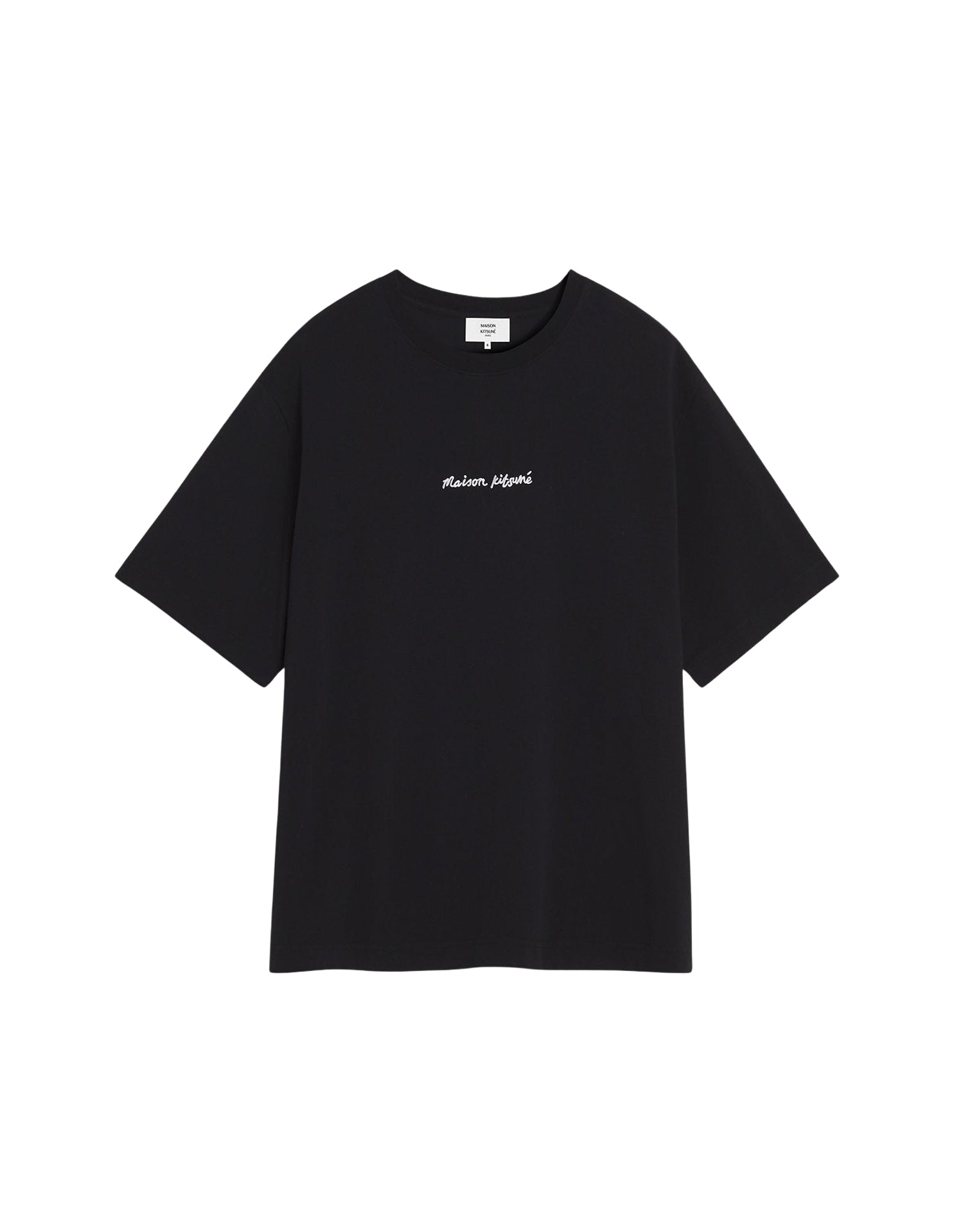 Oversized T-shirt with embroidery - Black