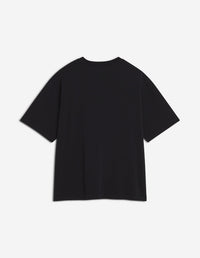 Oversized T-shirt with embroidery - Black