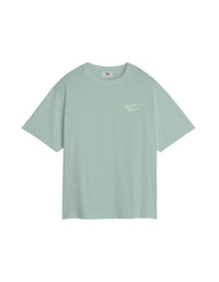 T-shirt oversize avec broderie - Vert de Gris