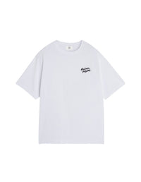 Oversized T-shirt with embroidery - White & Black