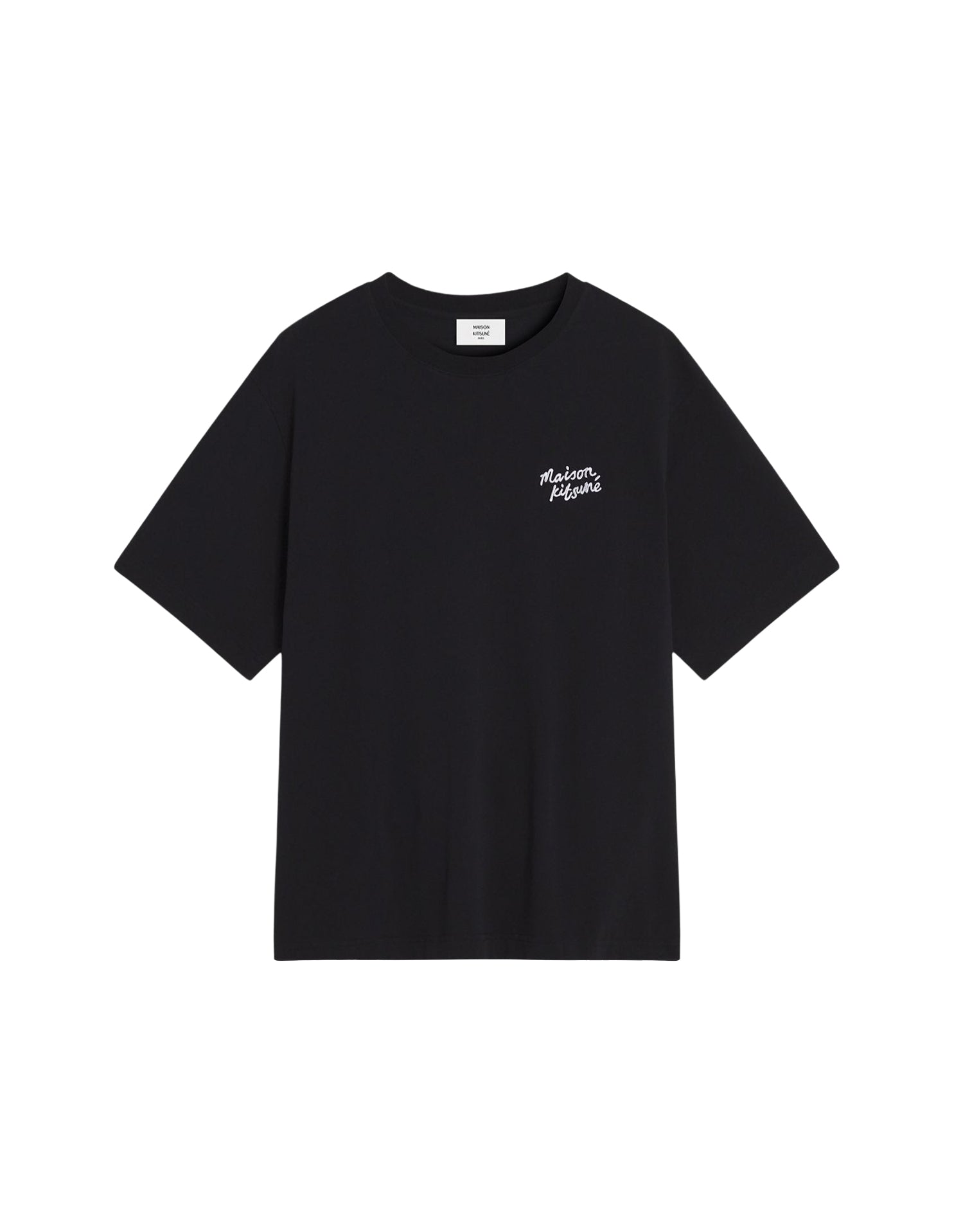 Oversized T-shirt with embroidery - Black & White